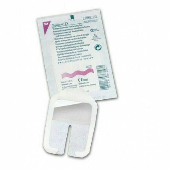 Apósito intravenoso estéril con película TegaDerm de 3 m, 7 cm x 8,5 cm